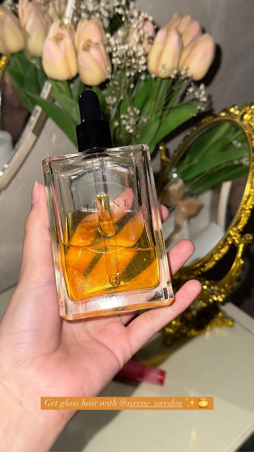 Customer photo review of Rosemary Hair Oil