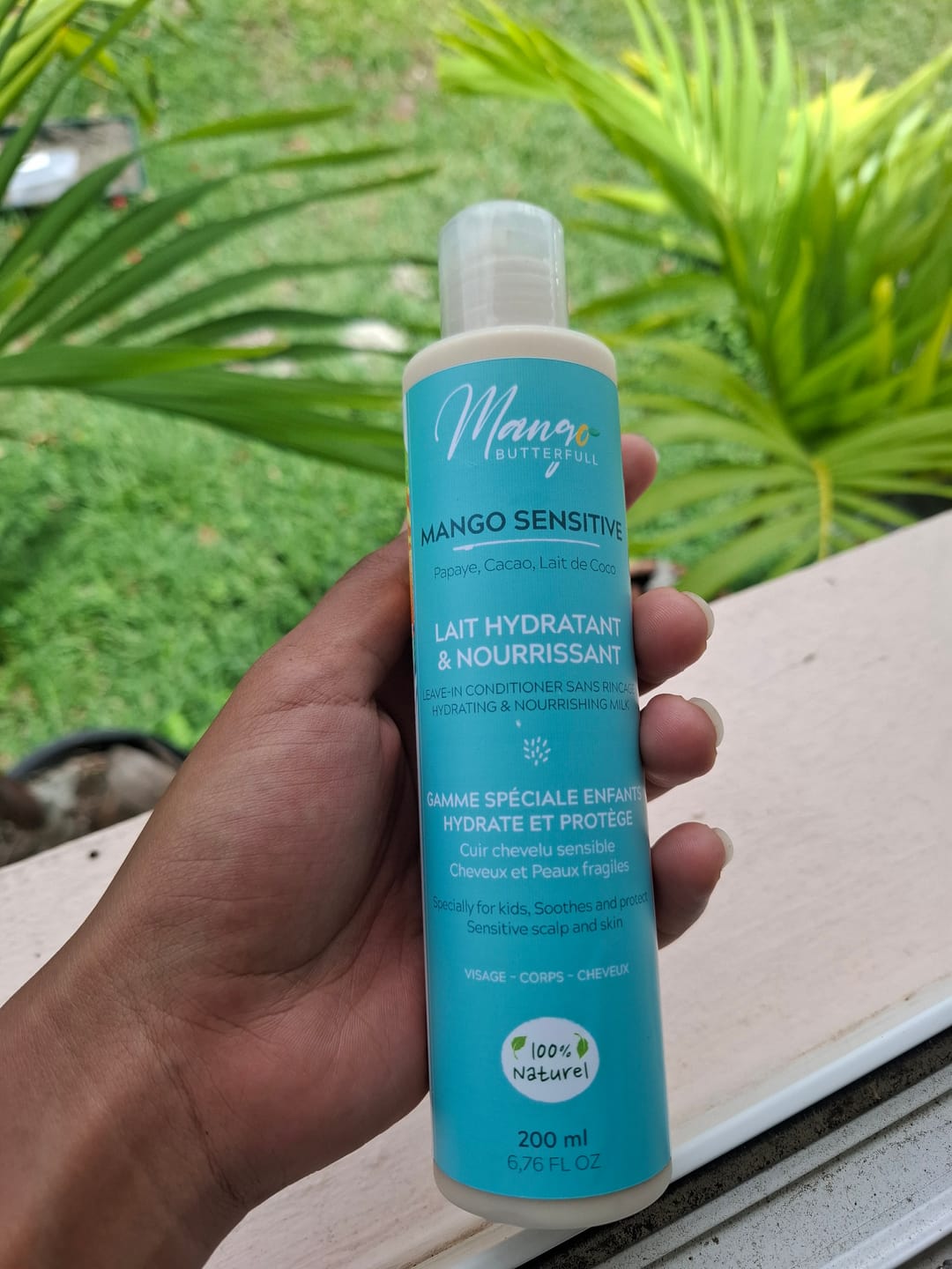 Customer photo review of Lait hydratant et nourrissant - SENSITIVE