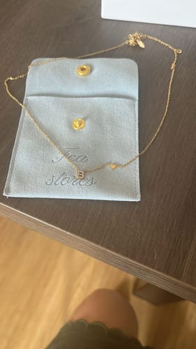 Customer photo review of Collana letter love