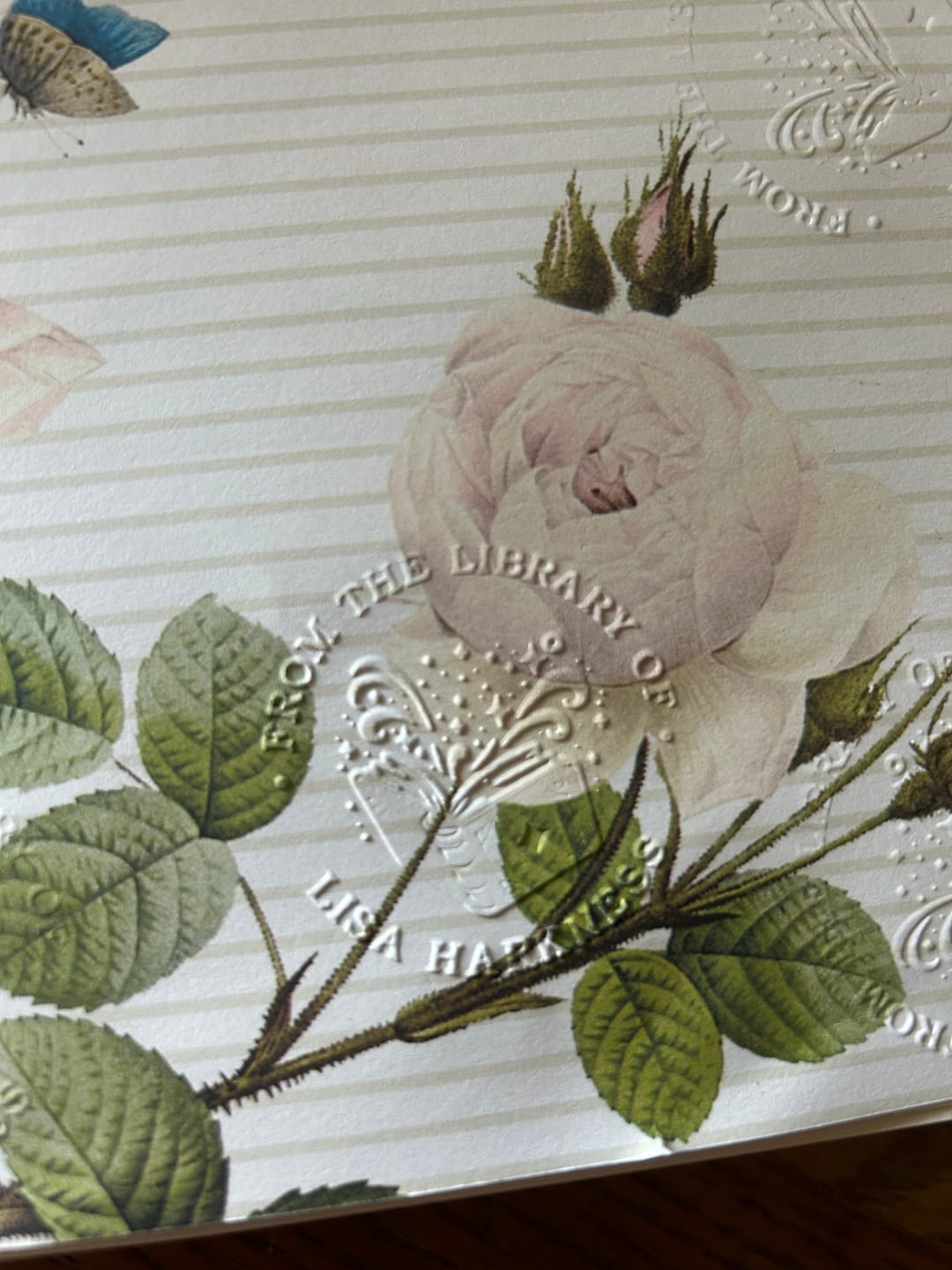 Customer photo review of Custom Book Embosser