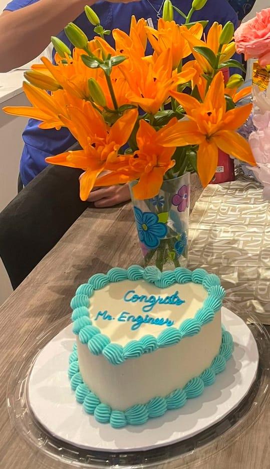 Customer photo review of Heart Cake