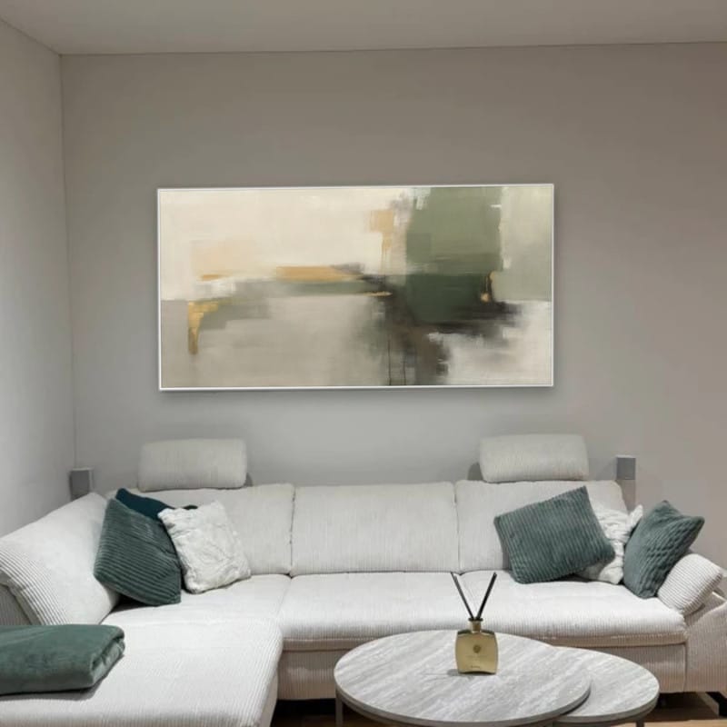 Customer photo review of Abstract Painting Canvas #AP165