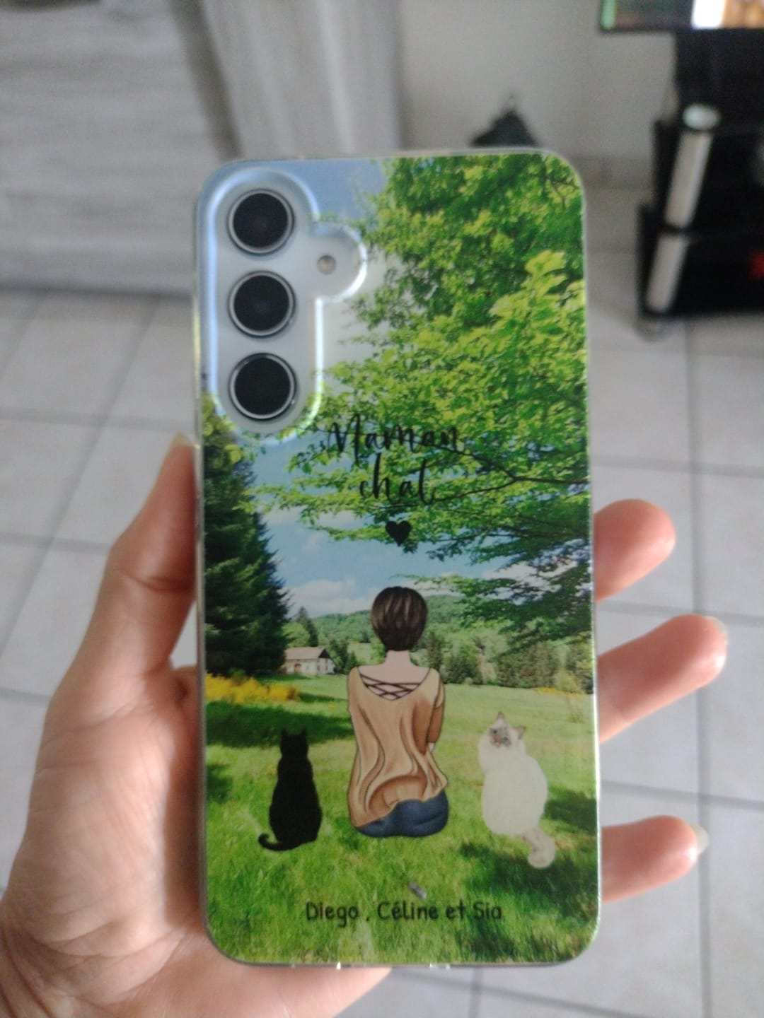 Customer photo review of Meilleurs amis - Coque de téléphone personnalisée