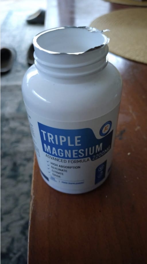 Customer photo review of Triple Magnesium 2200mg