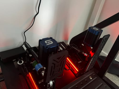 Customer photo review of Simsonn VAM Pro Linear Motor -  the Pedals Haptic Reactor for Vibration Feedback