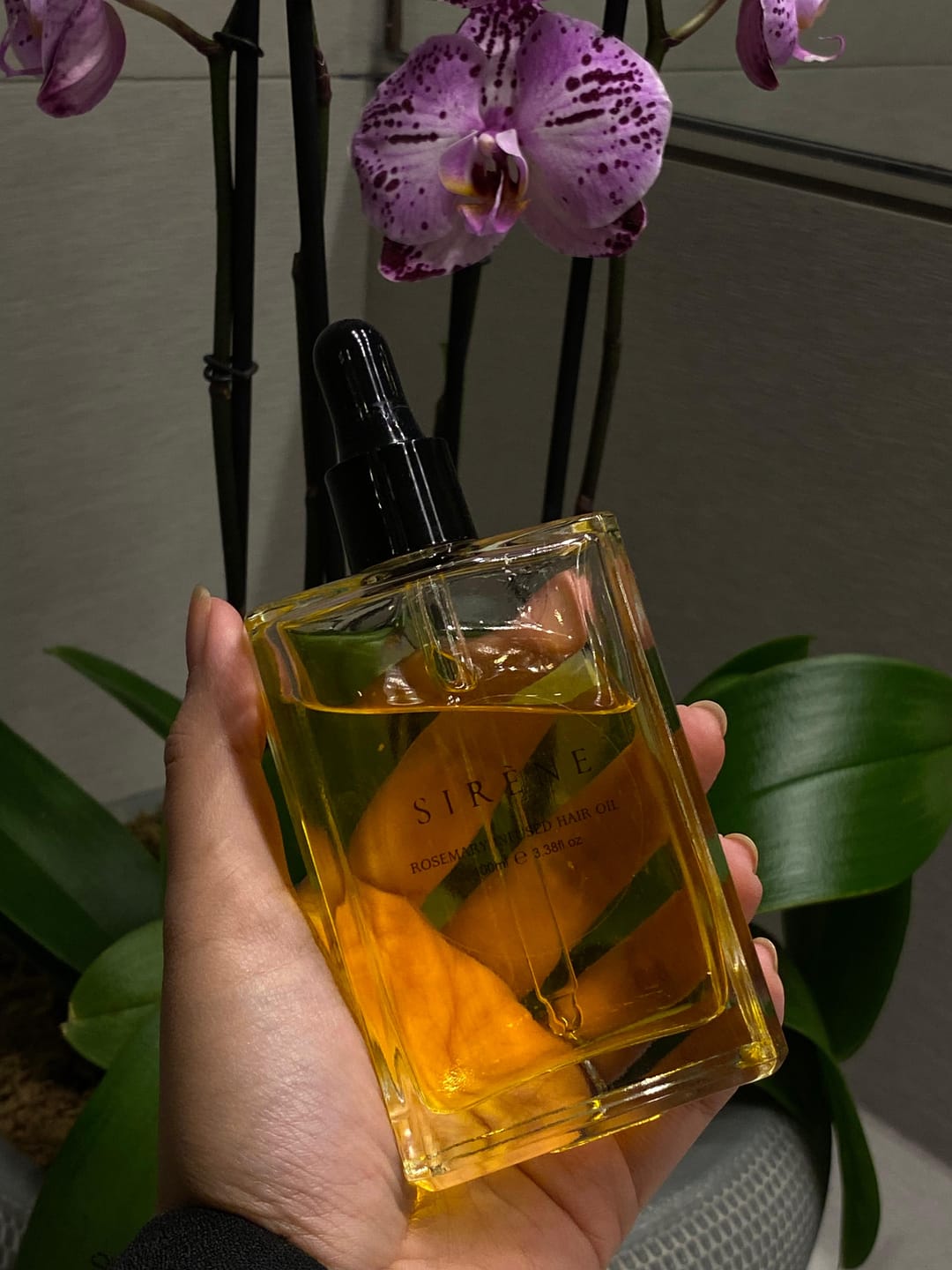 Customer photo review of Rosemary Hair Oil