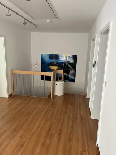 Customer photo review of Acrylglasbild | Blaue Schönheit | Querformat