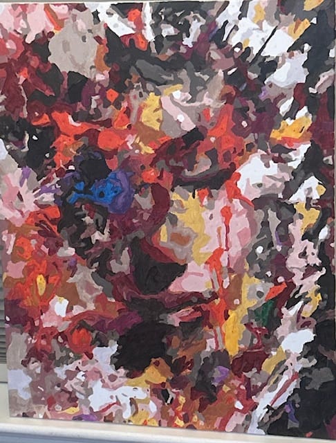 Customer photo review of Colorful Woman | Paint by Numbers