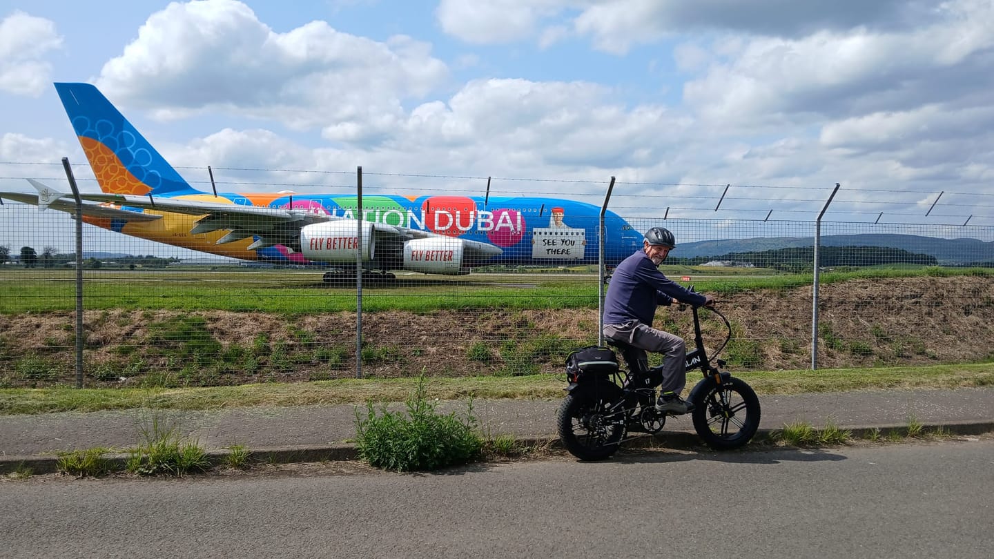 Customer photo review of I7 Pro Folding Full Suspension Electric Bike