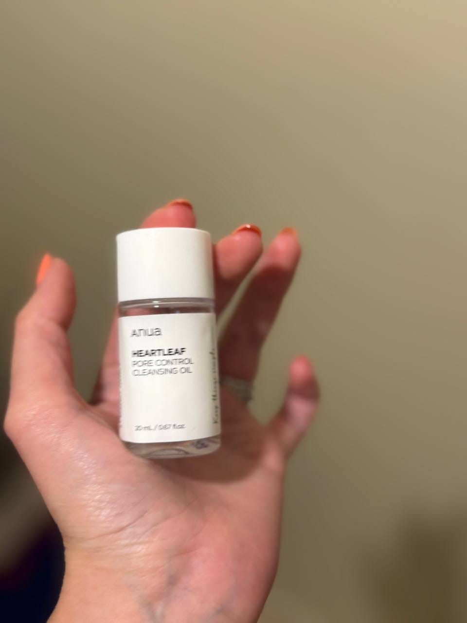 Customer photo review of Hidrofīlā eļļa dziļai poru attīrīšanai Anua Heartleaf Pore Control Cleansing Oil