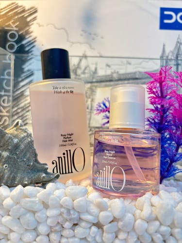 Customer photo review of Rosy Night Parfum Hair Mist