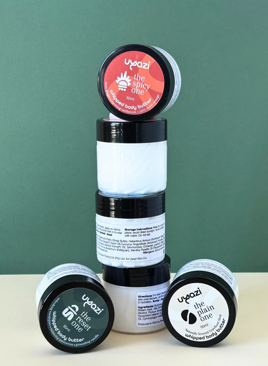 Customer photo review of 50 g Cosmetic Jar (50 mm neck) - Natural with Black Lid