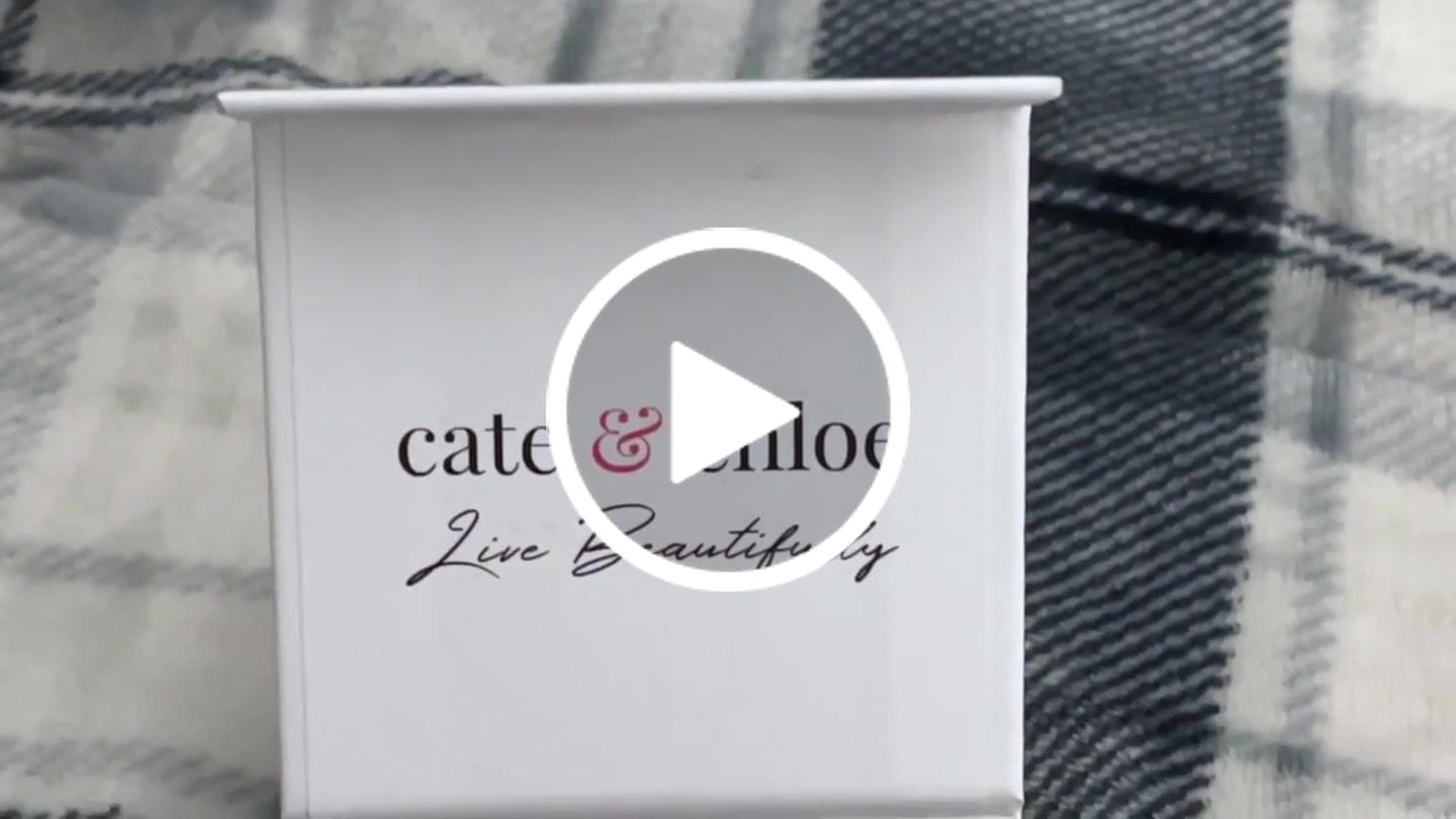 Customer video review of Moissanite by Cate & Chloe Naomi 18k Gold Plated 925 Sterling Silver Dangle Earrings 0.9tcw