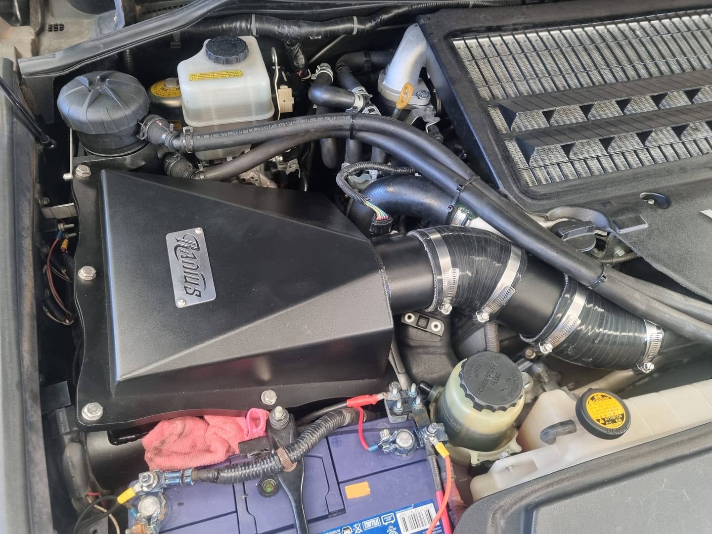 Customer photo review of Custom Air box to suit Toyota Landcruiser 200 Series VDJ Diesel LC200