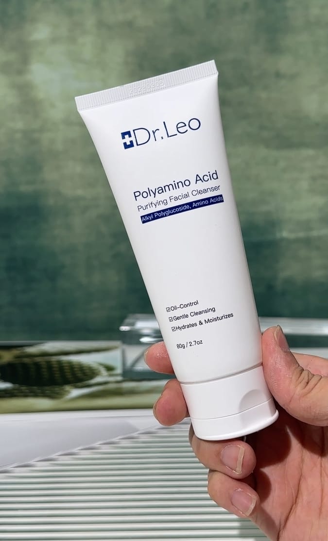 Customer photo review of Polyamino Acid Purifying Facial Cleanser