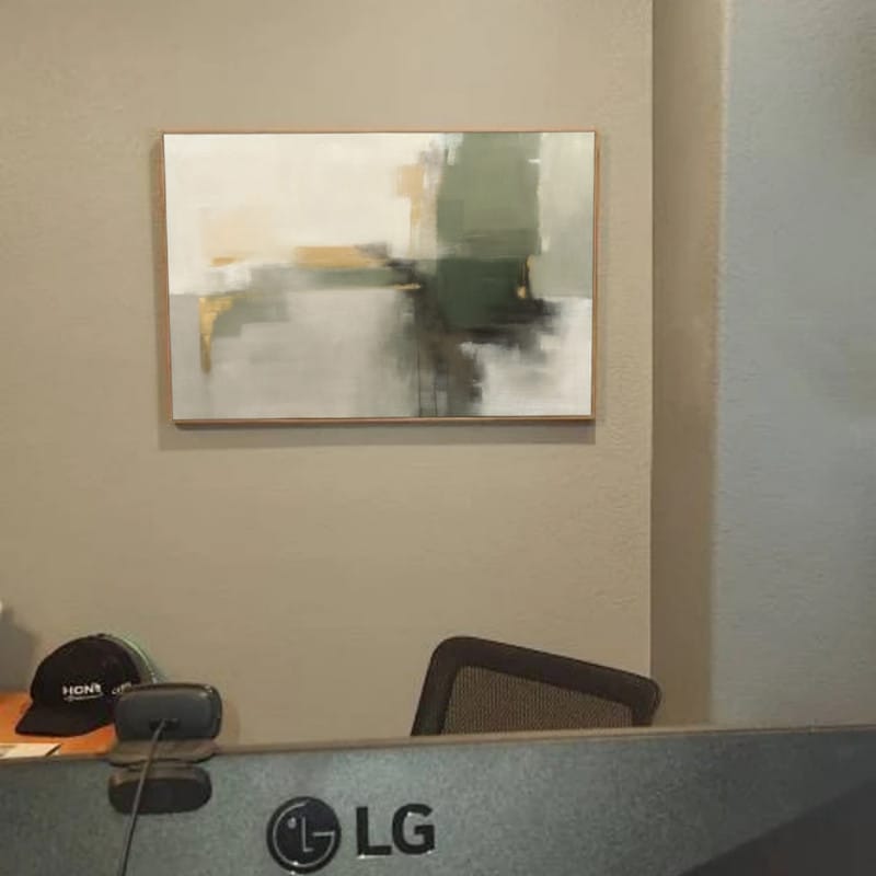 Customer photo review of Abstract Painting Canvas #AP165