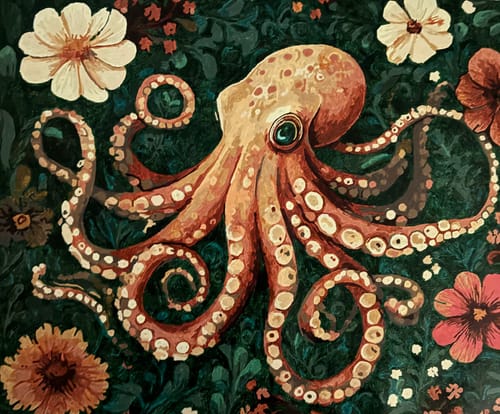 Customer photo review of Malen nach Zahlen - Oktopus