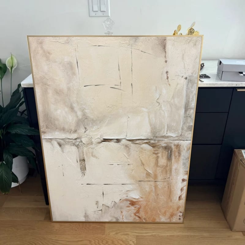 Customer photo review of Abstract Painting Canvas #AP173