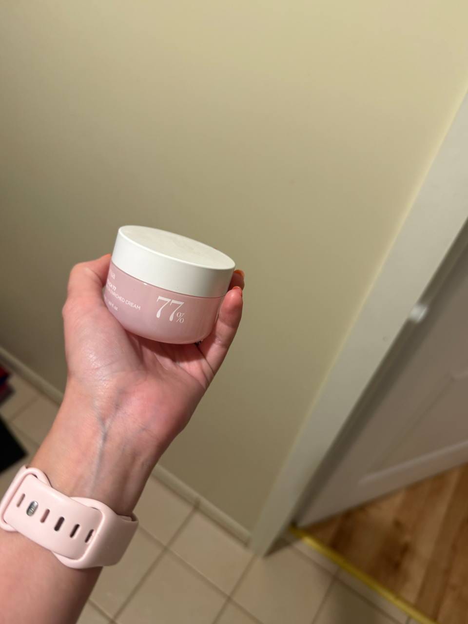 Customer photo review of Ādu mīkstinošs krēms sejai ar persiku ekstraktu un niacinamīdu Anua Peach 77 Niacin Enriched Cream