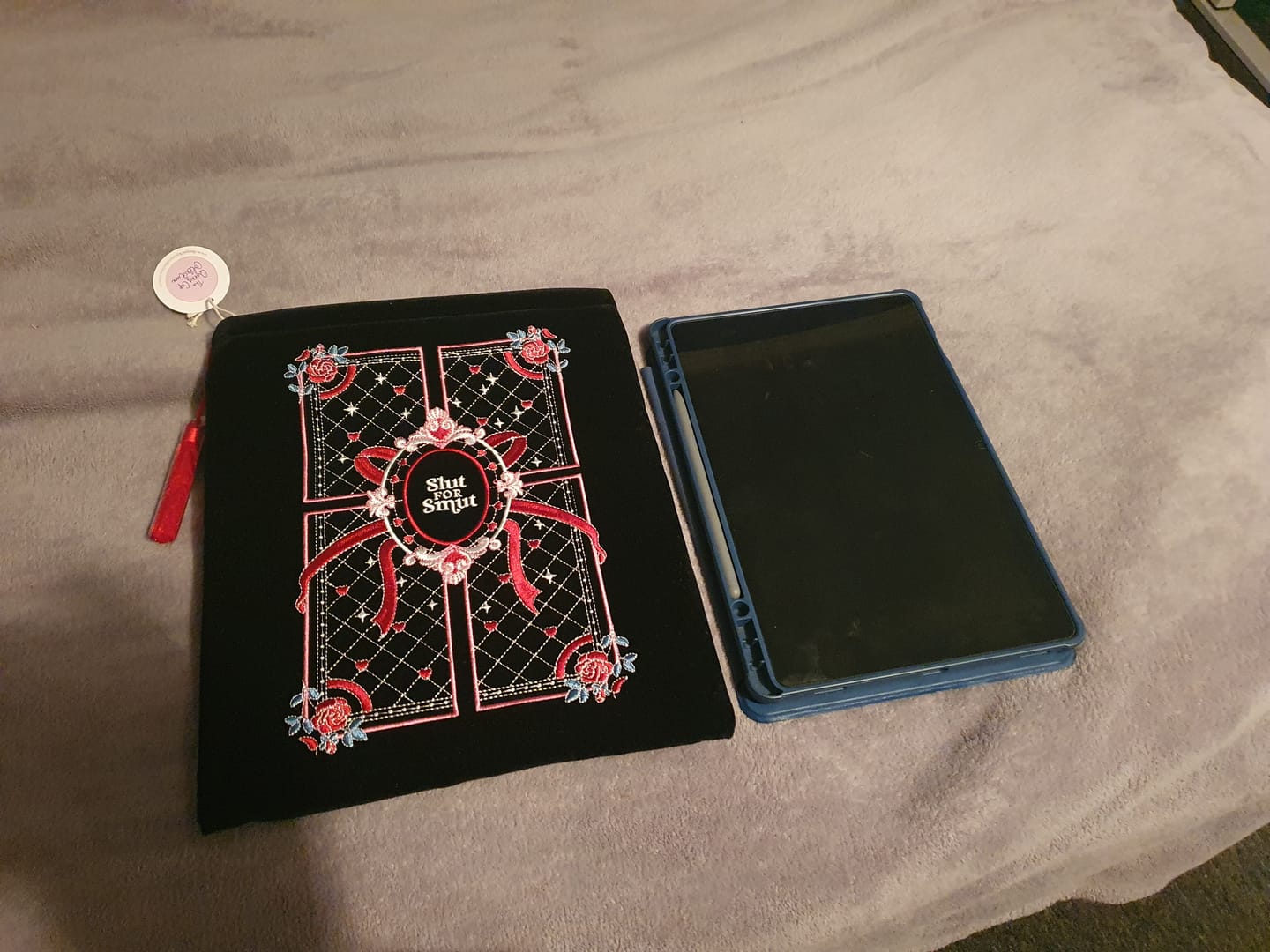 Customer photo review of Slut for Smut Book Sleeve - Black
