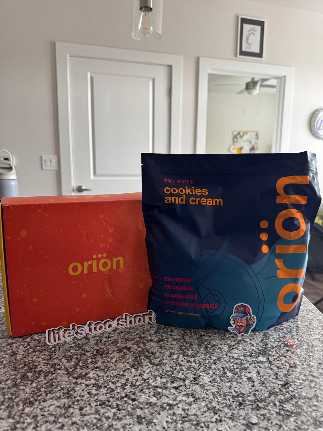 Customer photo review of Cookies and Cream Whey Isolate