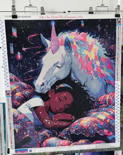 Customer photo review of I Dream Of Unicorns ©Afro_Anime_Senpai