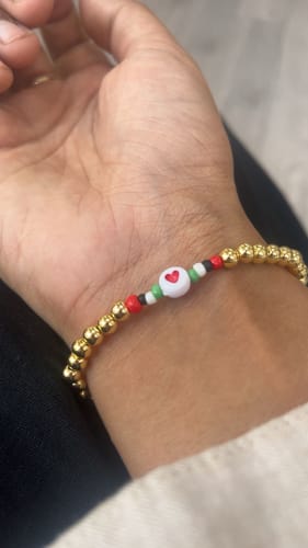 Customer photo review of Palestine Bracelet