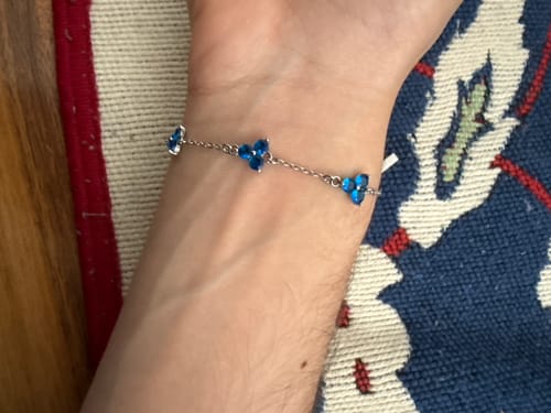 Customer photo review of OCEAN CLOVER BRACELET