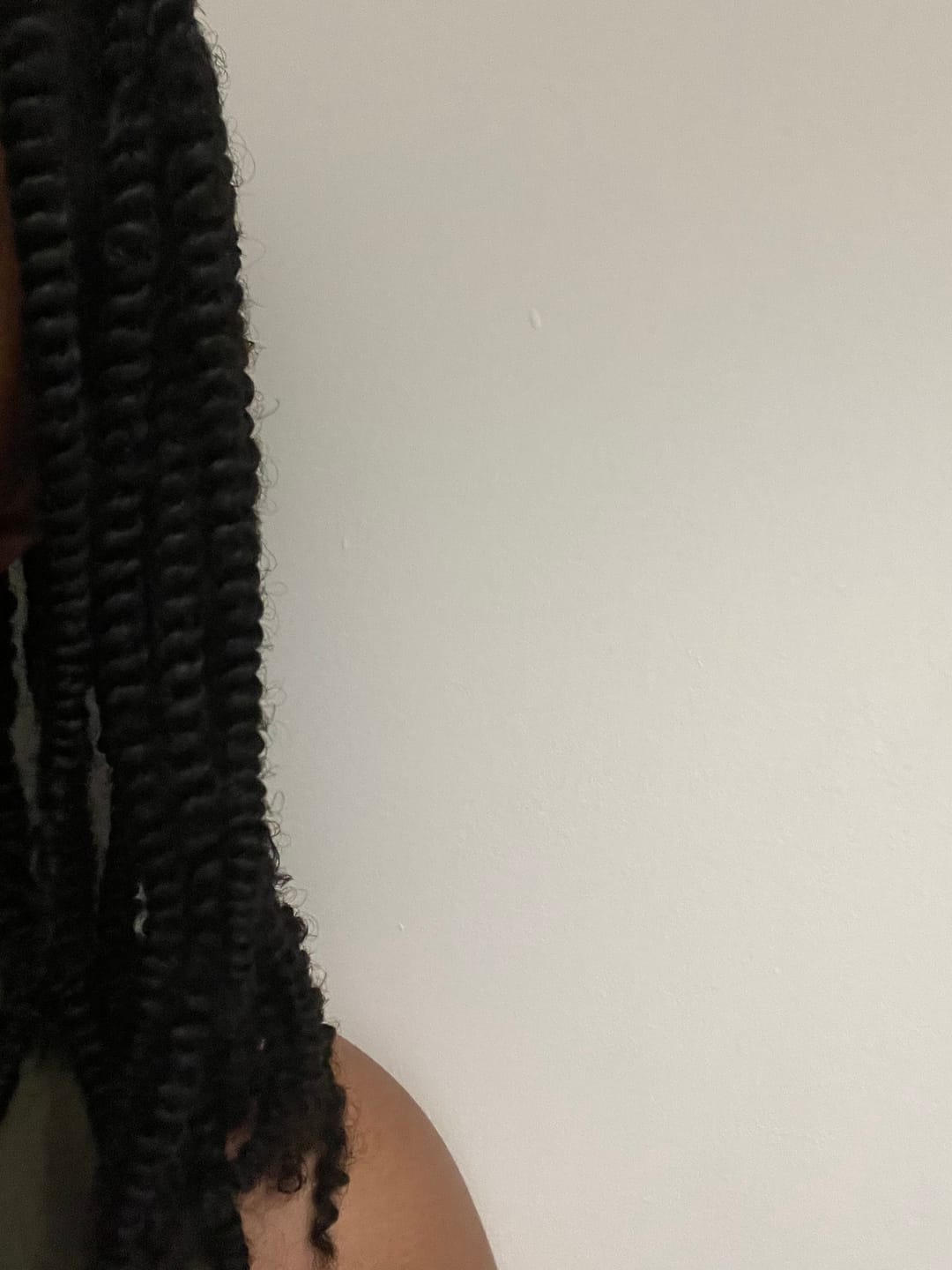 Customer photo review of Human Hair Spring Twist Hair Extensions