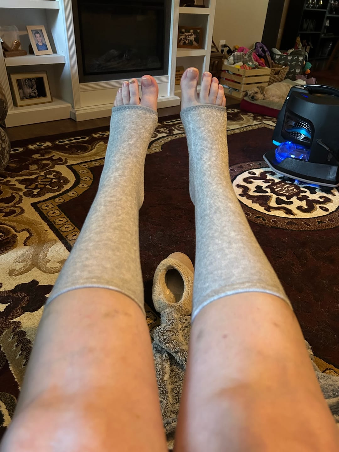 Customer photo review of Chaussettes Anti-fatigue en Bambou