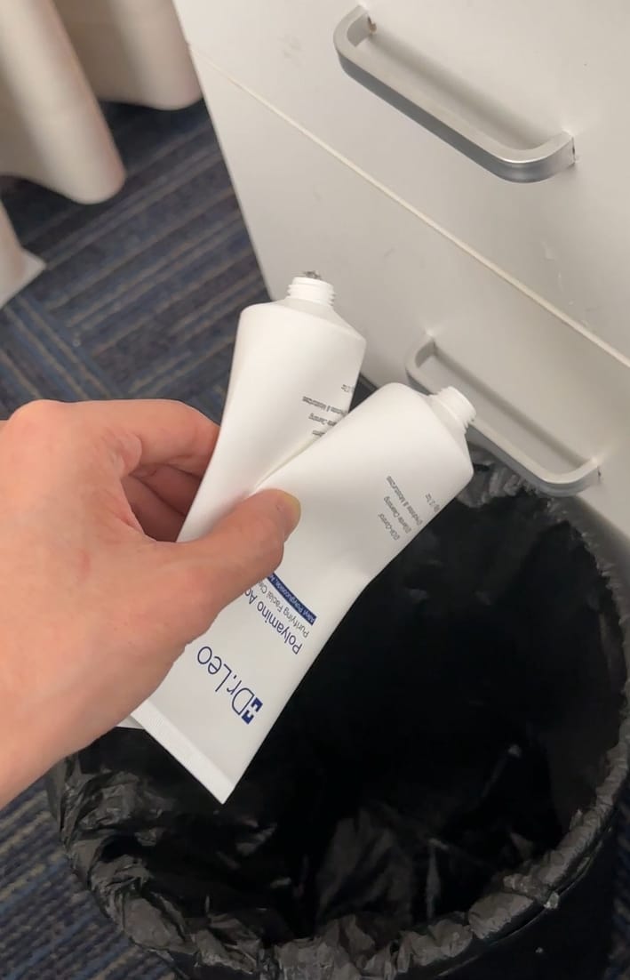 Customer photo review of Polyamino Acid Purifying Facial Cleanser