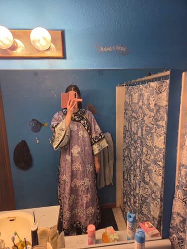 Customer photo review of Qiongzhi Yulu 琼枝玉露 Delectable Wine Qing Dynasty Embroidered Hyacinths Manchurian Changpao Robe