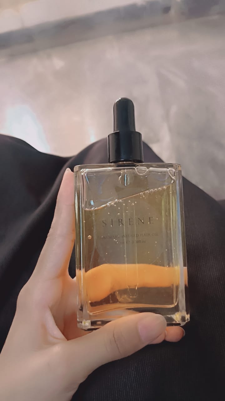 Customer photo review of Rosemary Hair Oil