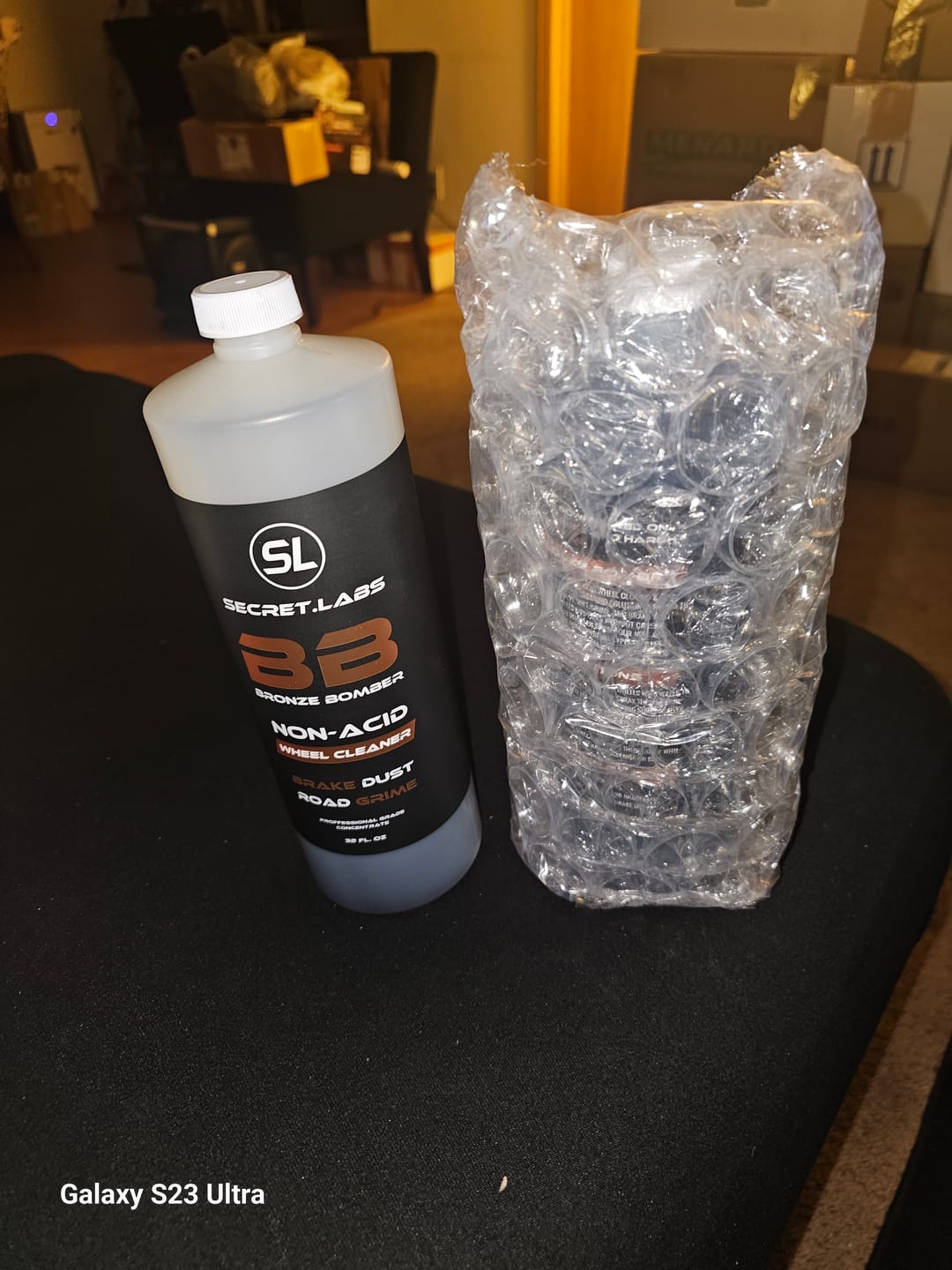 Customer photo review of Bronze Bomber Non-Acid Wheel Cleaner (32oz)