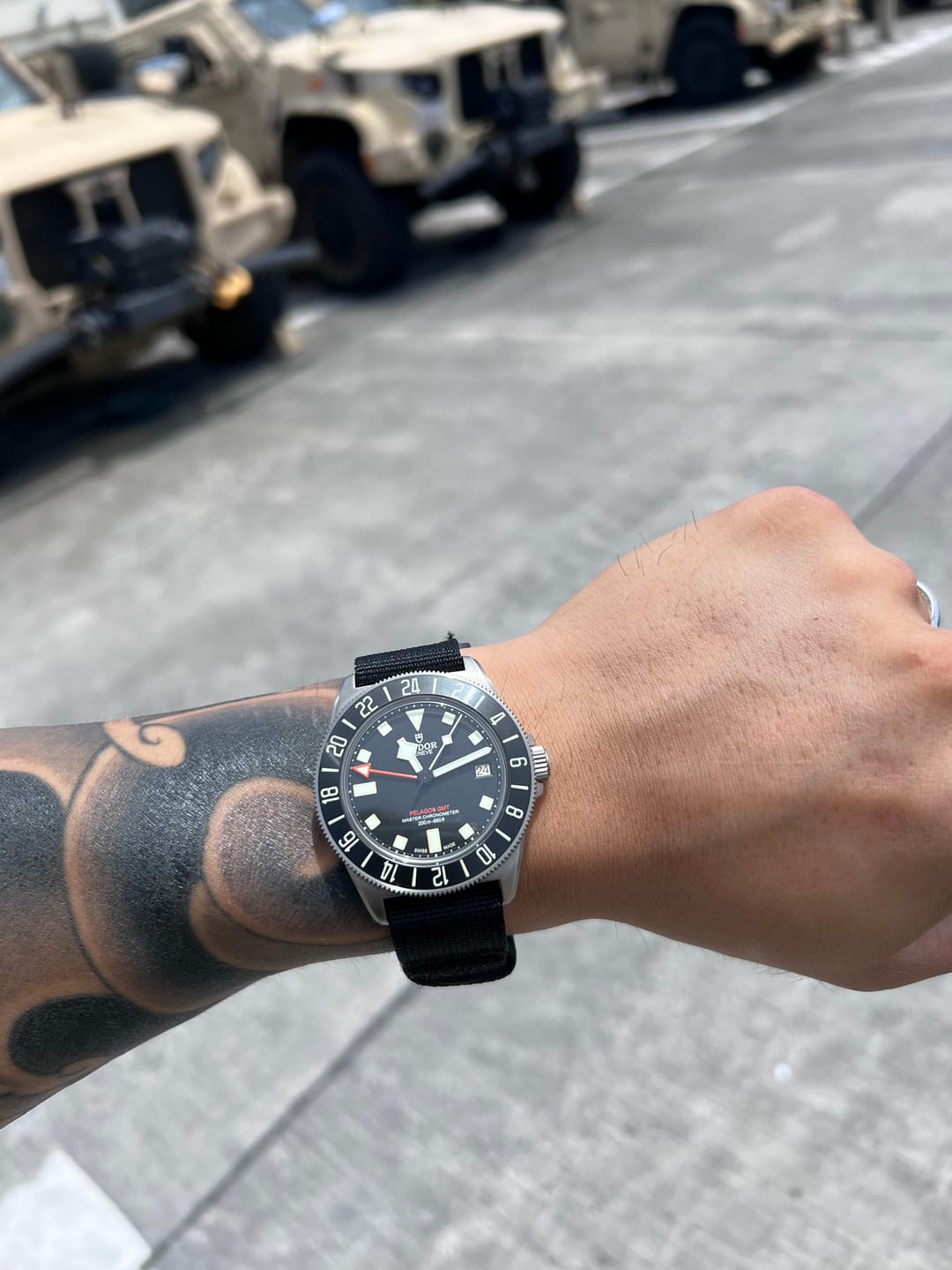 Customer photo review of PVD Glomar Explorer - Hook & Loop Strap - Black