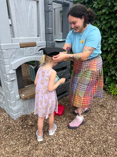 Customer photo review of WAVE SKIRT | POSTCARD CHEX