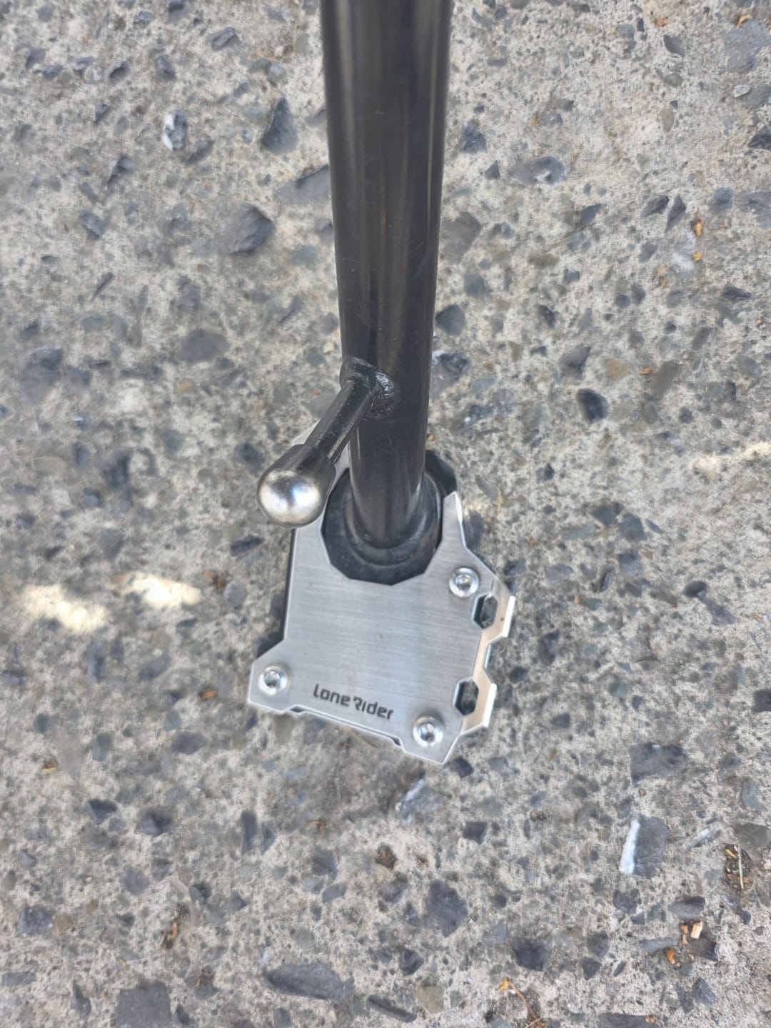 Customer photo review of Side Stand Foot Extension BMW R1200/1250GS/Adventure
