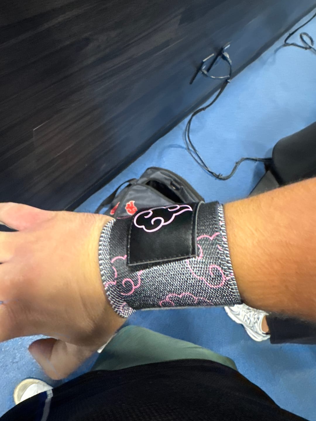 Customer photo review of Pink Cloud Wrist Wrap