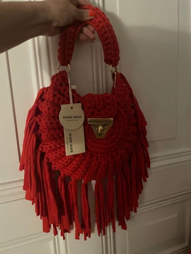 Customer photo review of Borsa Nancy - Rosso
