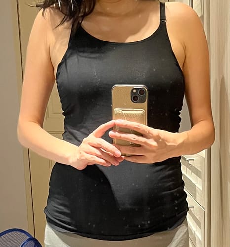 Customer photo review of Ellie Cruz Nursing Camisole