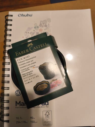 Customer photo review of Faber-Castell Click & Go - Vaso Plegable para Agua
