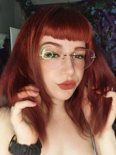 Customer photo review of Ally Eyeglasses