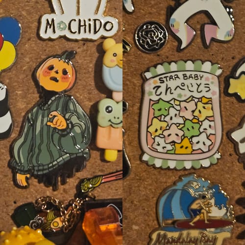 Customer photo review of Milky's Creative Pin Club