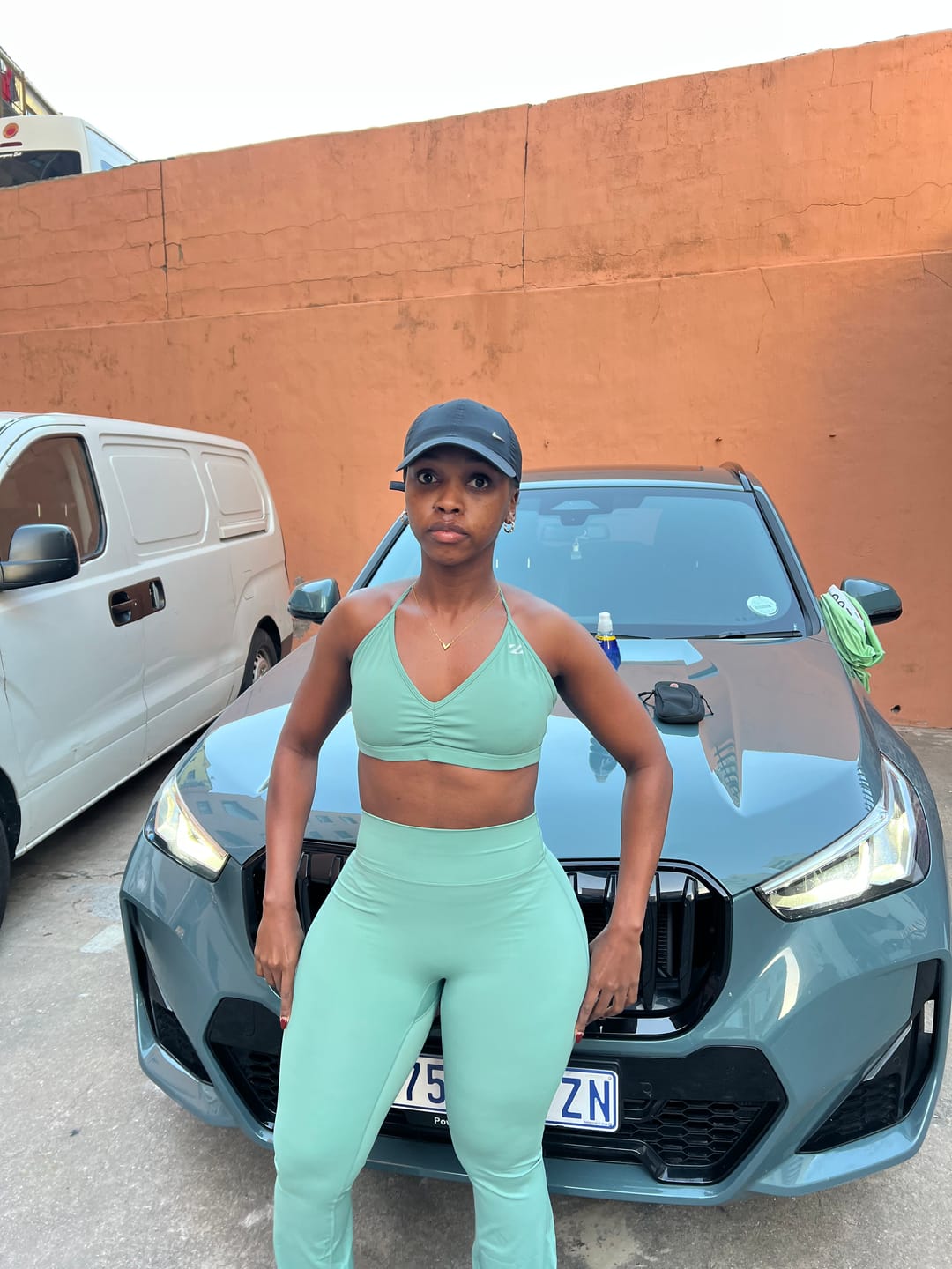Customer photo review of High-Waist Kick Flare Leggings
