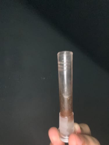 Customer photo review of 10" Color Accented Beaker Bong