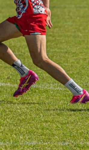 Customer photo review of ASICS Menace 5 - Hot Pink/Safety Yellow (1111A246-700)