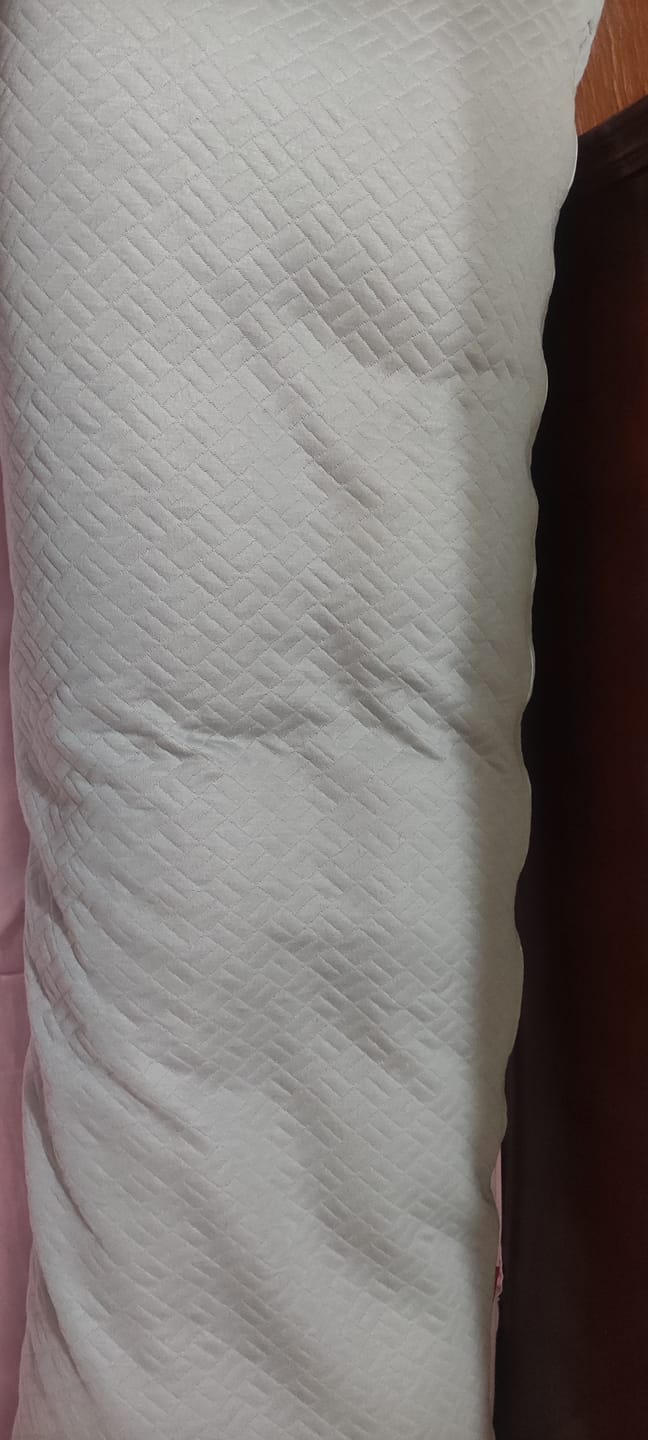 Customer photo review of Fiber Long Pillow with Cotton Cover