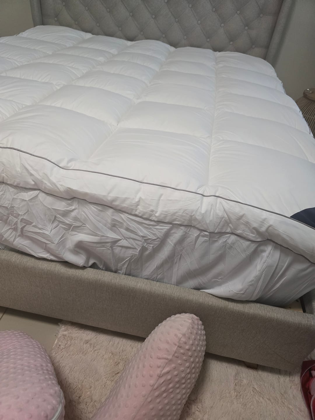 Customer photo review of Muscle Mat Luxury Mattress Topper