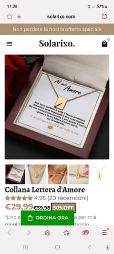 Customer photo review of Collana Citazione Albus Silente Harry Potter ✦ Luce nelle Tenebre