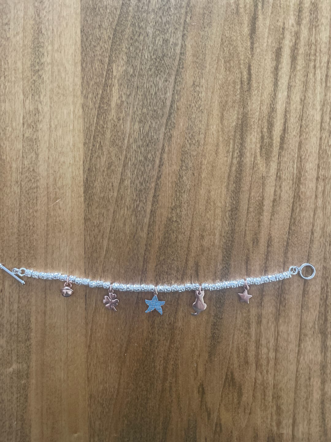 Customer photo review of CREA IL TUO BRACCIALE GRANELLI MAXI - charms rosa